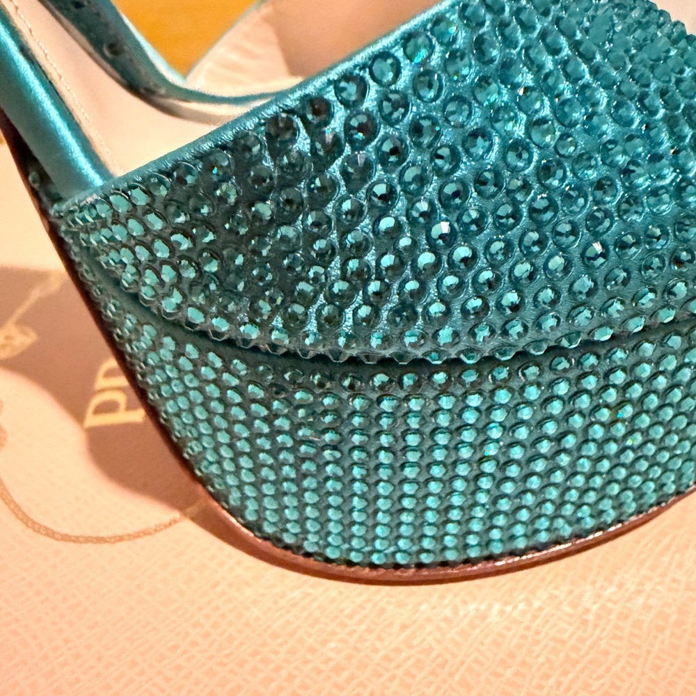 Prada crystal platforms - image 6